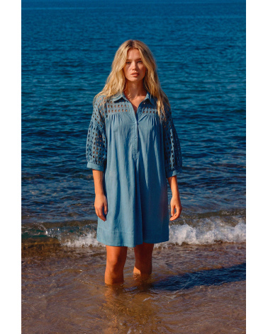 Robe BILLIE bleu Agate