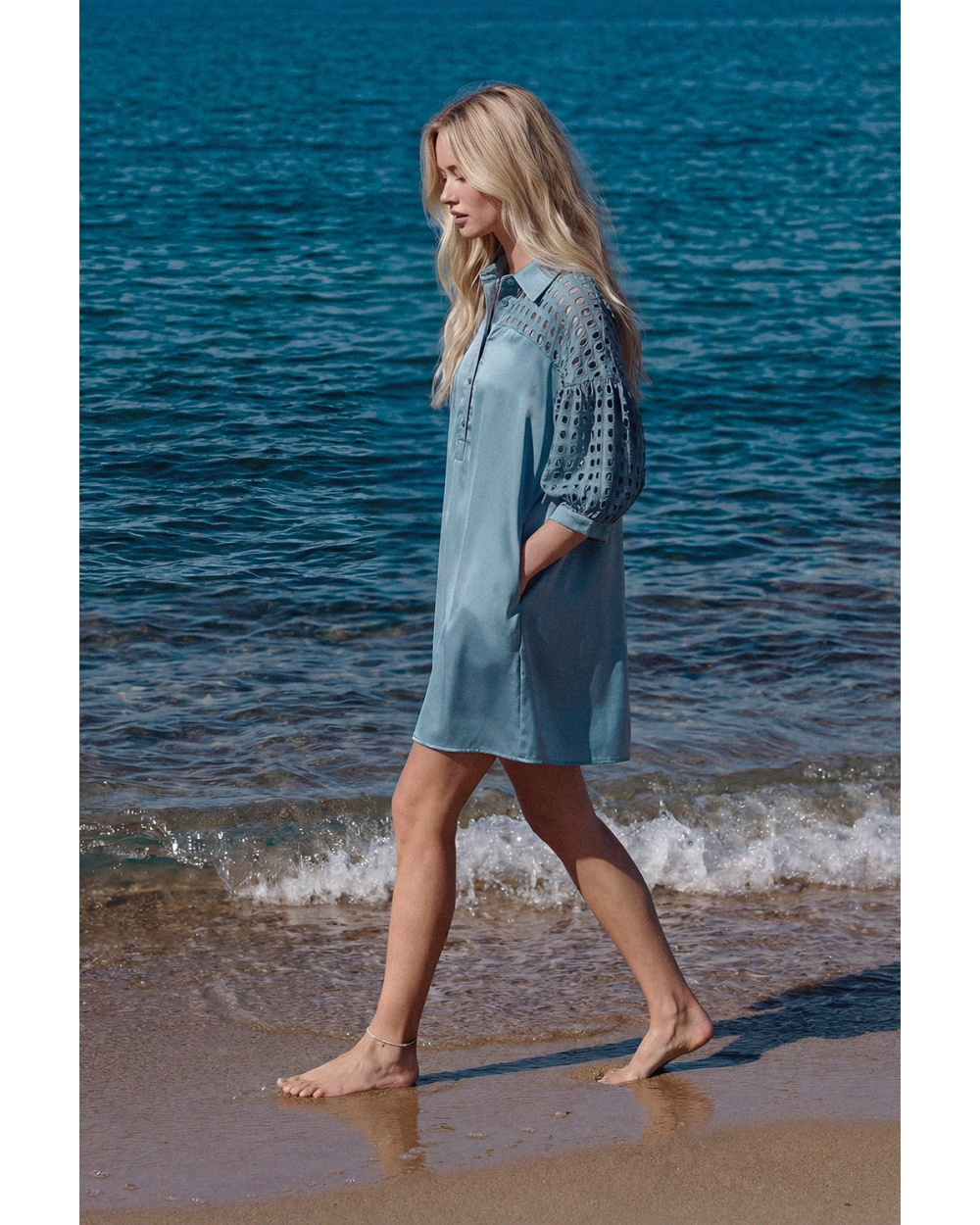 Robe BILLIE bleu Agate