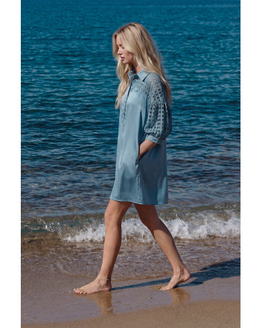 Robe BILLIE bleu Agate