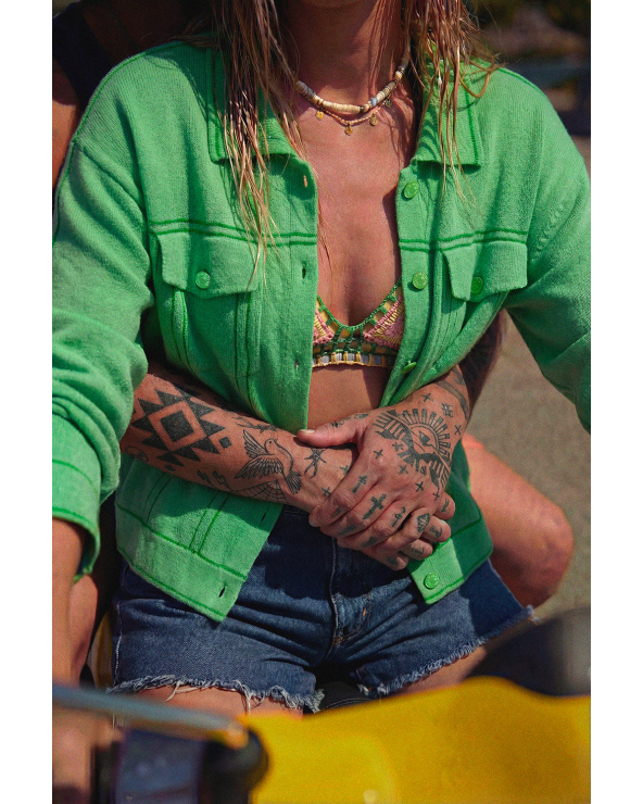 Blouson NEW CHOUPETTE vert