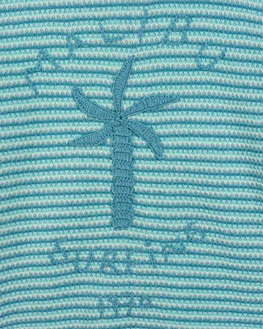 SWEAT BAJA à capuche turquoise